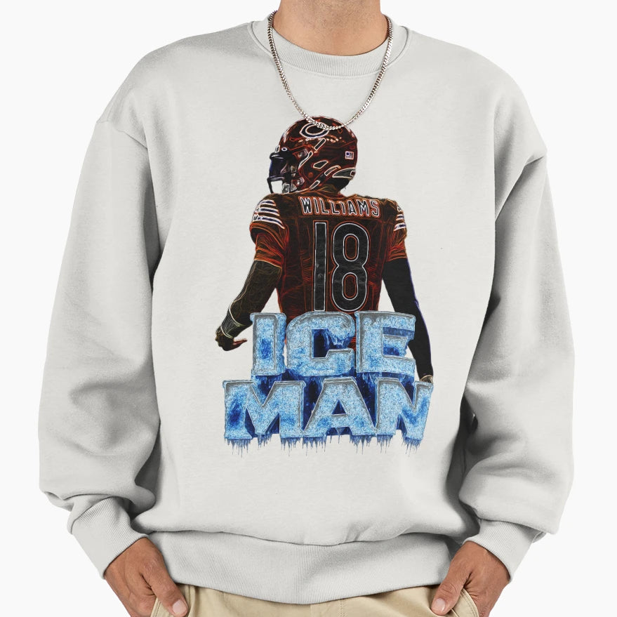 Williams Ice Sweatshirt - Novelty Apparel for Adults - T-Shirt, Sweatshirt, Hoodie