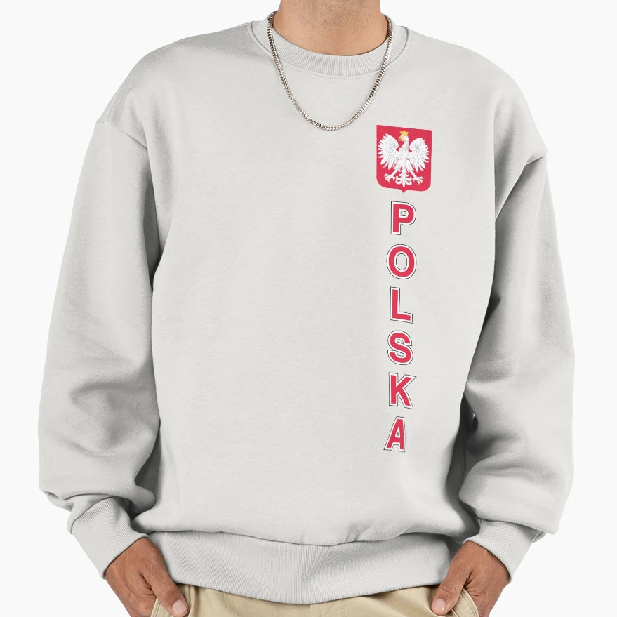 Polska Sweatshirt - Aesthetic Graphic for Adults - T-Shirt, Sweatshirt, Hoodie