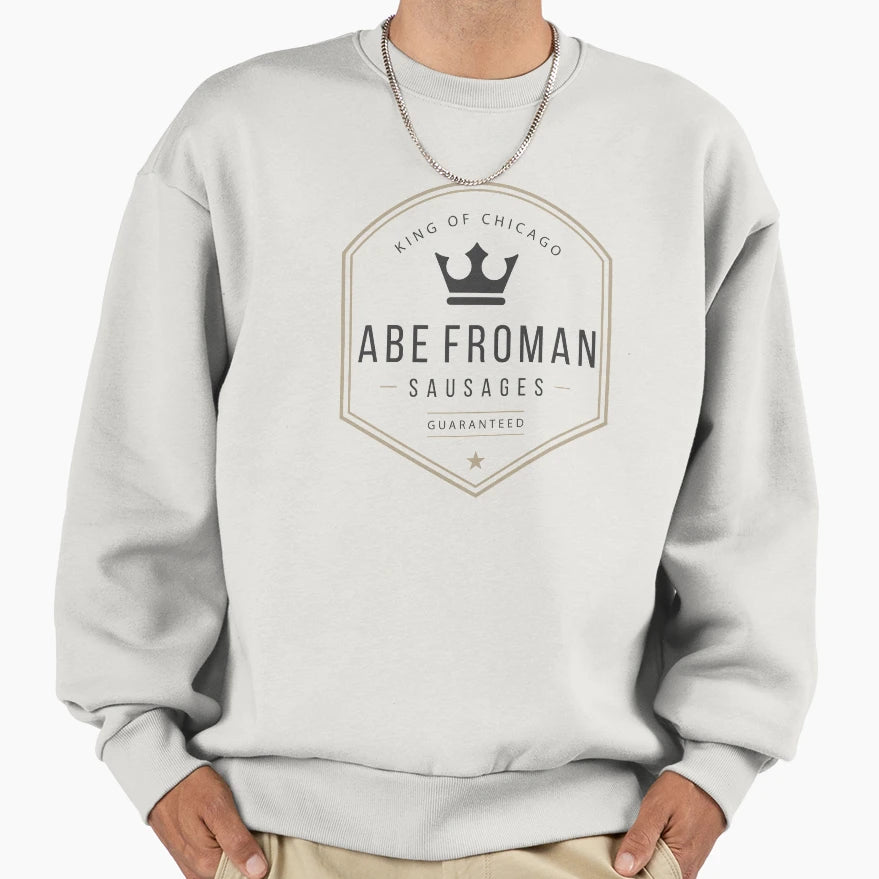 Abe Froman Sausage King Sweatshirt - Minimalist Print for Adults - T-Shirt, Sweatshirt, Hoodie