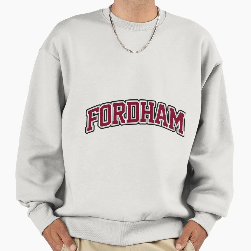 Fordham University Marroon Sweatshirt - Casual Everyday Wear for Adults - T-Shirt, Sweatshirt, Hoodie