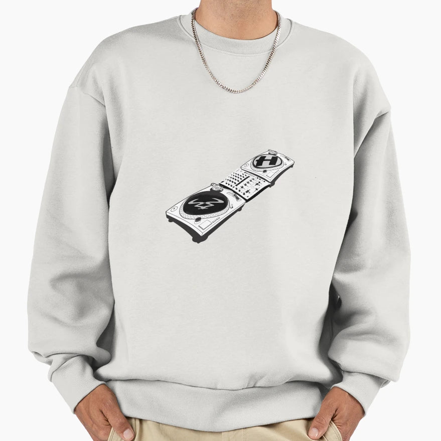 Ram X Hospital Records Dj Decks Sweatshirt - Unique Graphic Men Women - T-Shirt, Sweatshirt, Hoodie