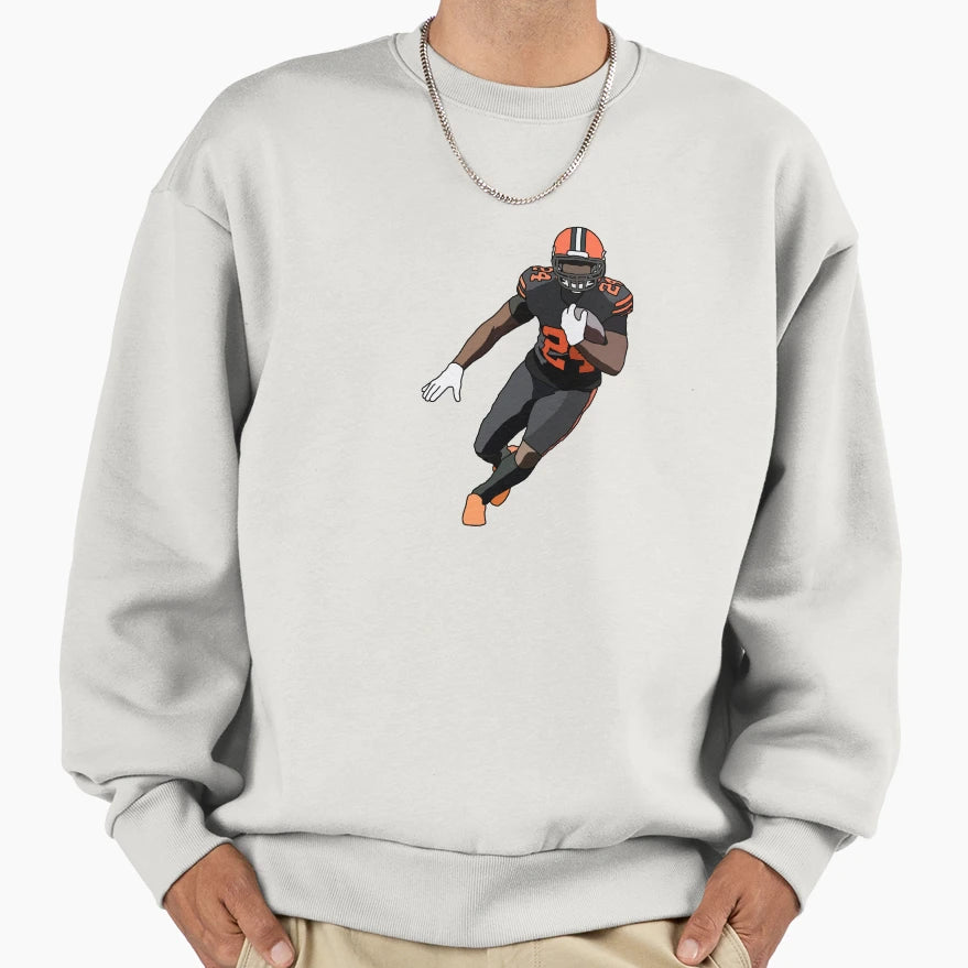 Nick Chubb Sweatshirt - Graphic Print for Adults - T-Shirt, Sweatshirt, Hoodie