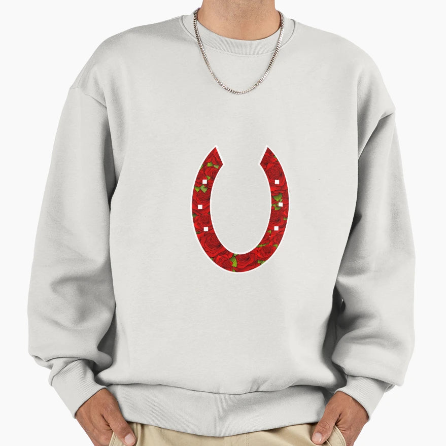Horseshoe Sweatshirt - Aesthetic Graphic Men Women - T-Shirt, Sweatshirt, Hoodie