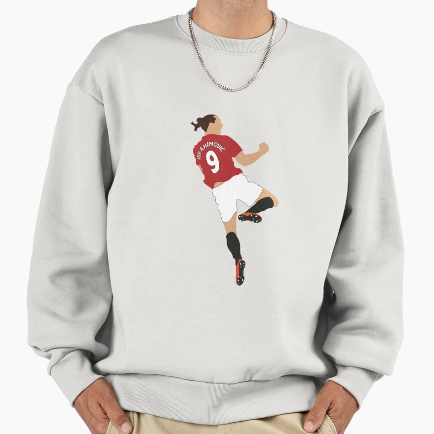 Zlatan Ibrahimovic Manchester Sweatshirt - Minimalist Print for Adults - T-Shirt, Sweatshirt, Hoodie