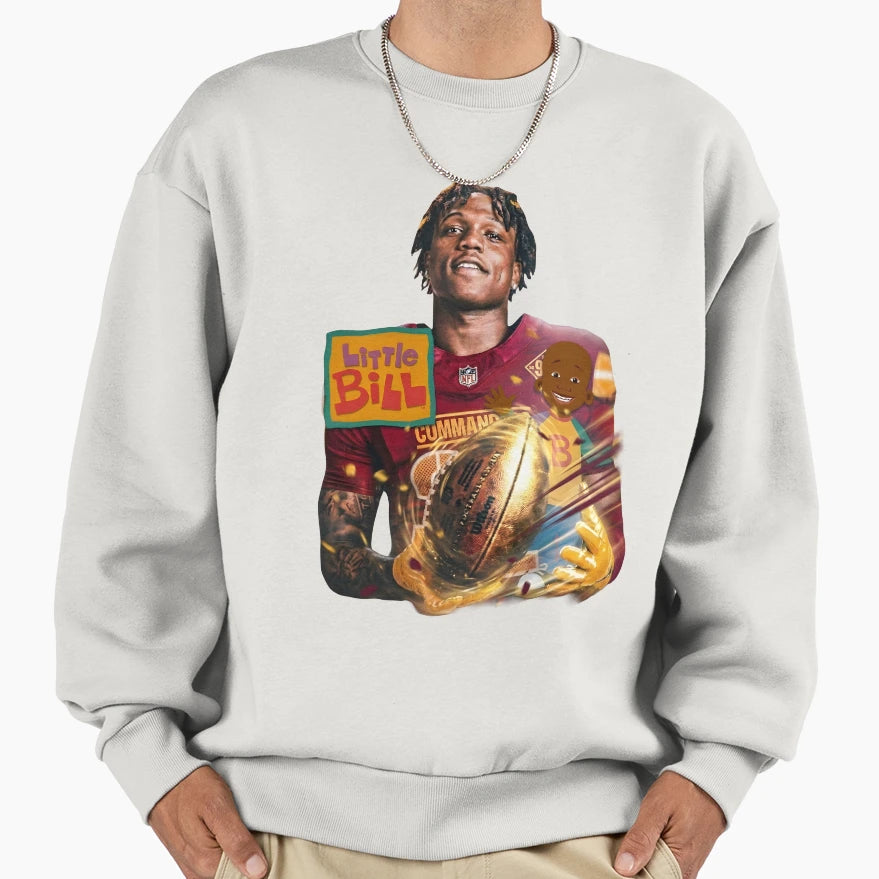 Lil Bill Commanders Sweatshirt - Aesthetic Graphic Unisex - T-Shirt, Sweatshirt, Hoodie