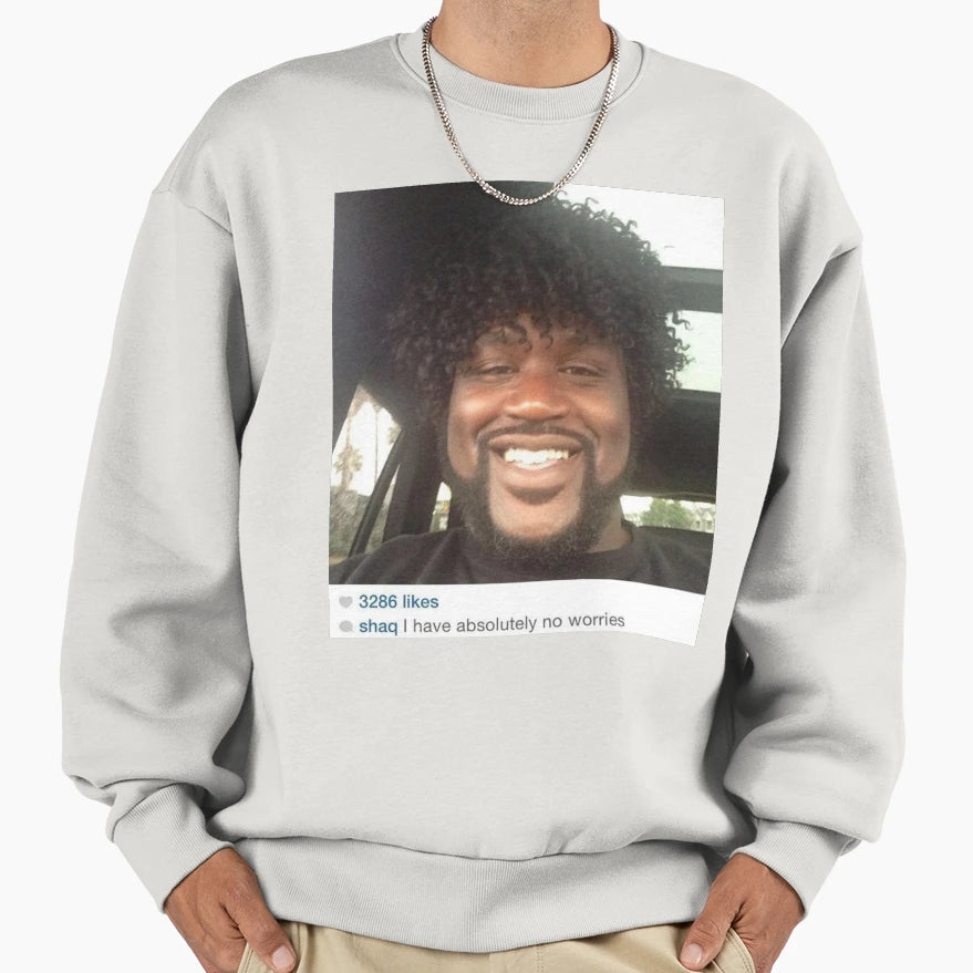 No Worries Sweatshirt - Minimalist Print Men Women - T-Shirt, Sweatshirt, Hoodie