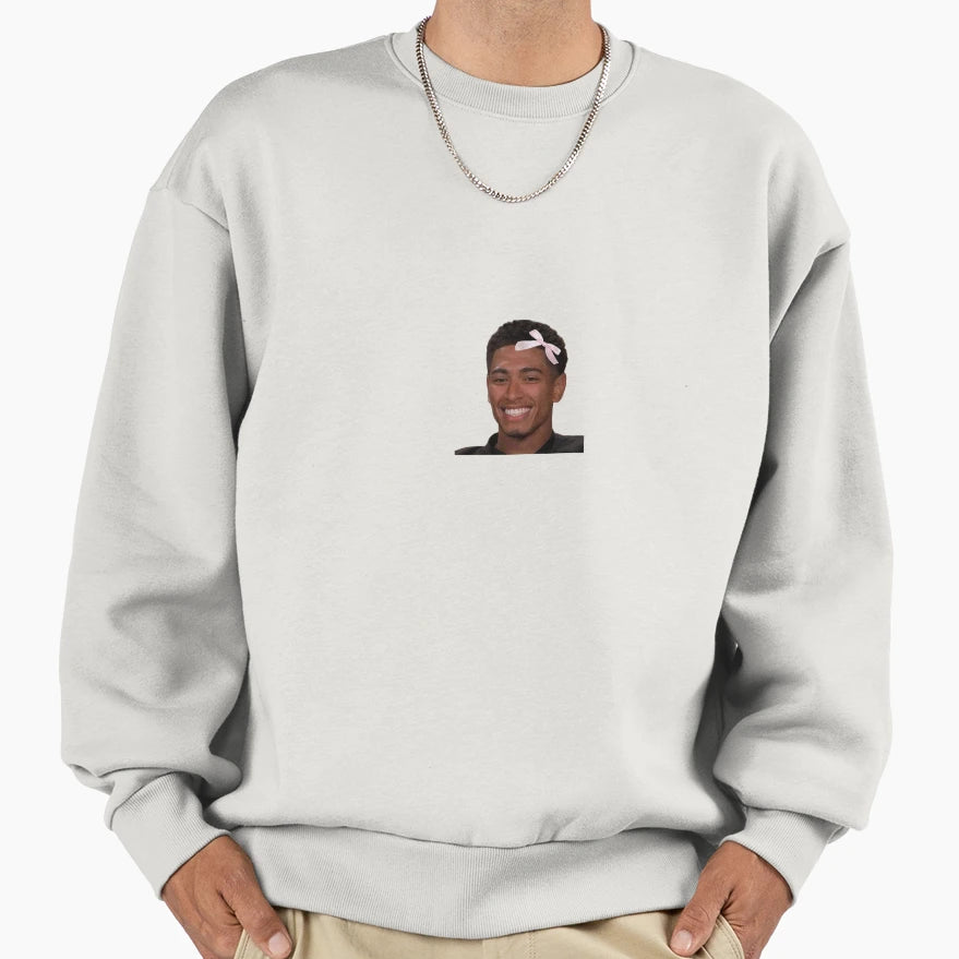 Jude Bellingham Peach Sweatshirt - Trendy Graphic Unisex - T-Shirt, Sweatshirt, Hoodie
