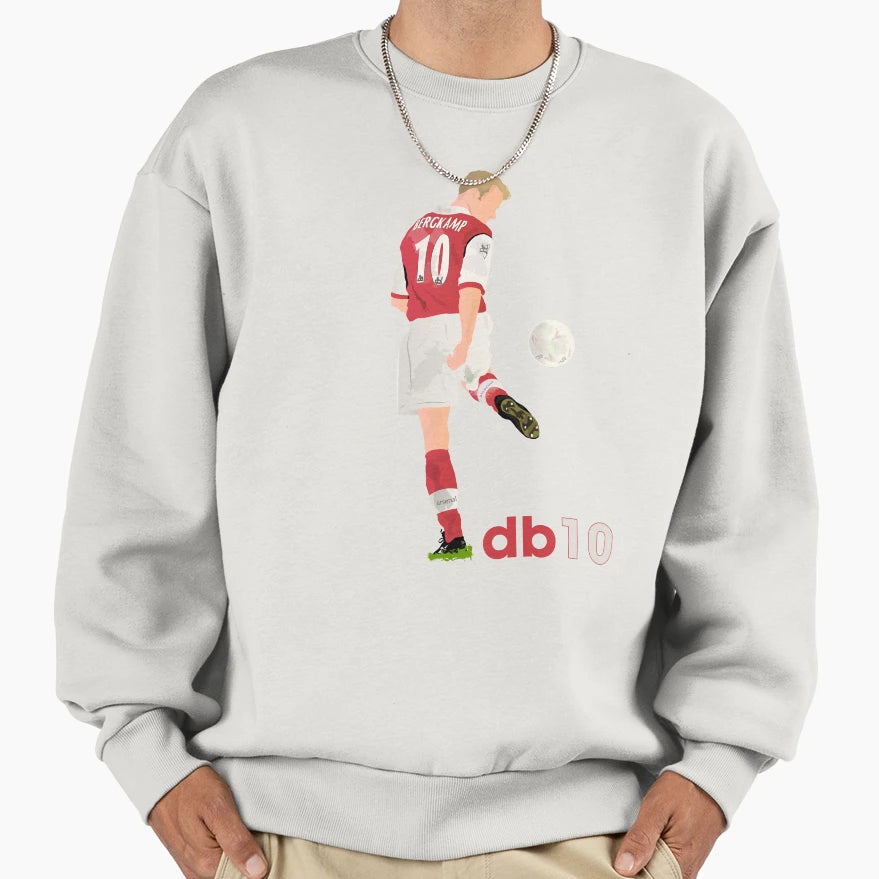 Dennis Bergkamp 10 Sweatshirt - Aesthetic Graphic Unisex - T-Shirt, Sweatshirt, Hoodie