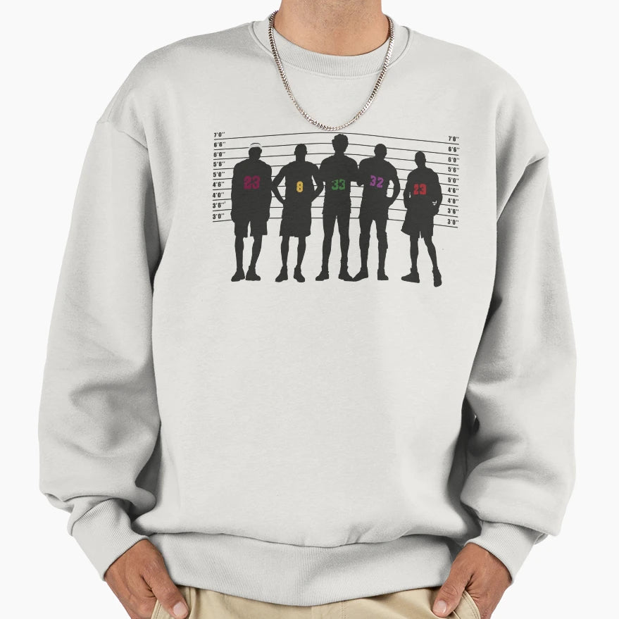 Goat Lineup Lebron Kobe Bird Magic Sweatshirt - Streetwear Style Men Women - T-Shirt, Sweatshirt, Hoodie