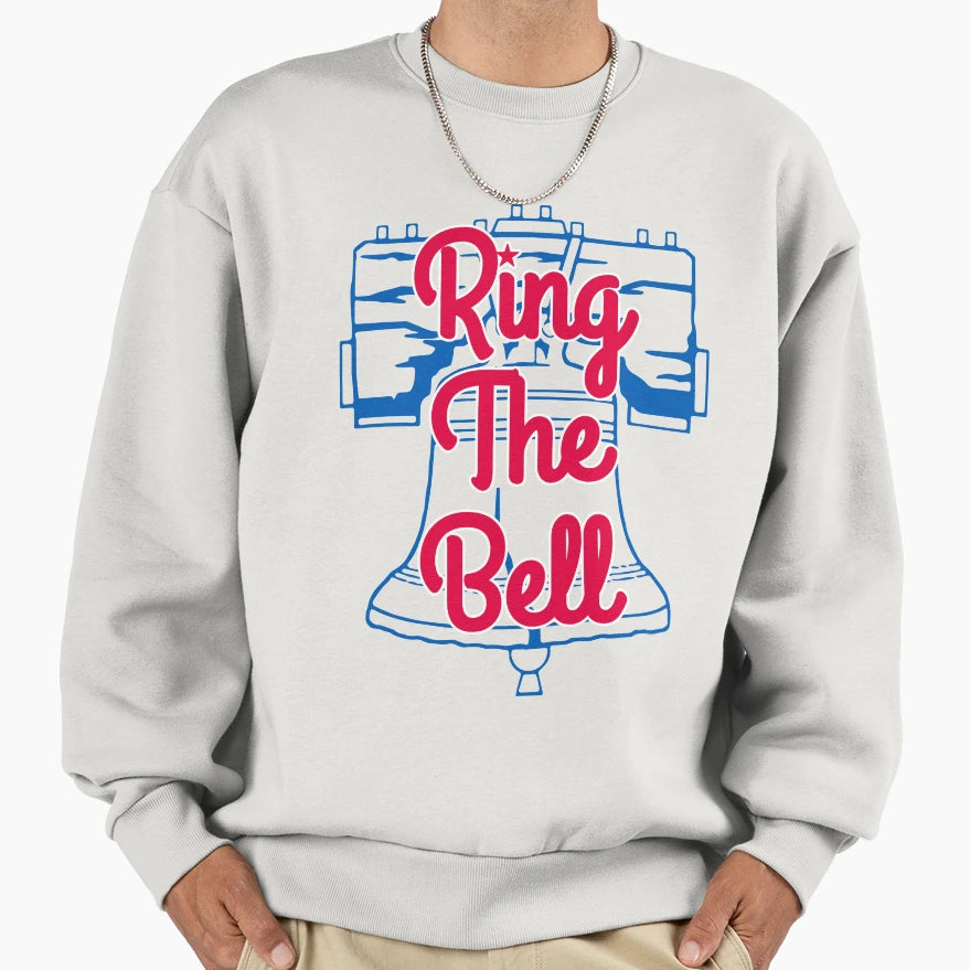 Philly Ring Bell Philadelphia Baseball Sweatshirt - Minimalist Print Unisex - T-Shirt, Sweatshirt, Hoodie