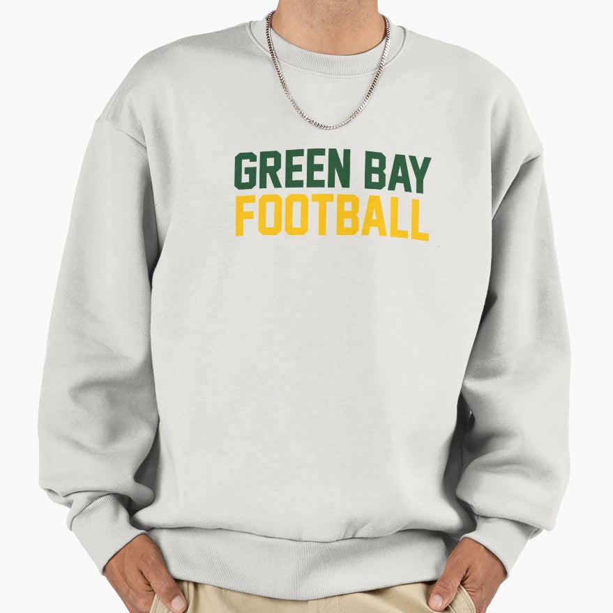 Green Bay Packers Sweatshirt - Casual Everyday Wear Men Women - T-Shirt, Sweatshirt, Hoodie