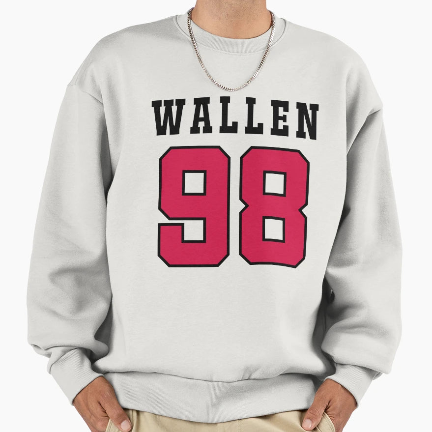 Wallen 98 Jersey Morgan Wallen 98 Sweatshirt - Streetwear Style Men Women - T-Shirt, Sweatshirt, Hoodie