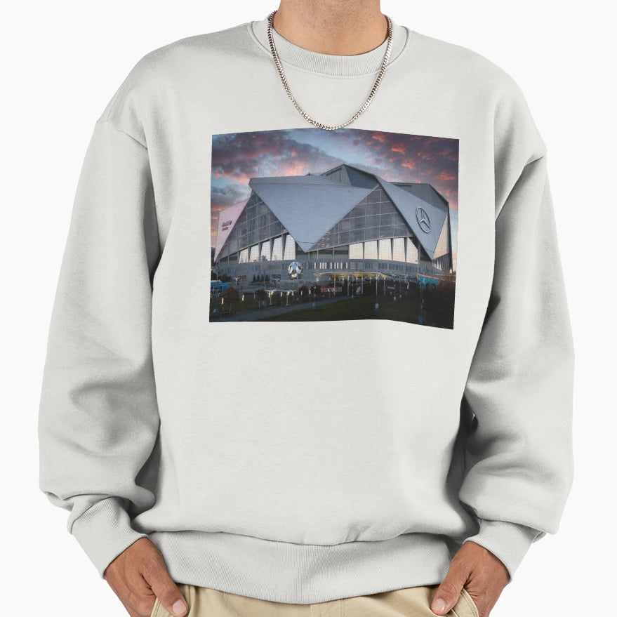 Atlanta Football Stadium Sweatshirt - Fun Novelty Design Men Women - T-Shirt, Sweatshirt, Hoodie