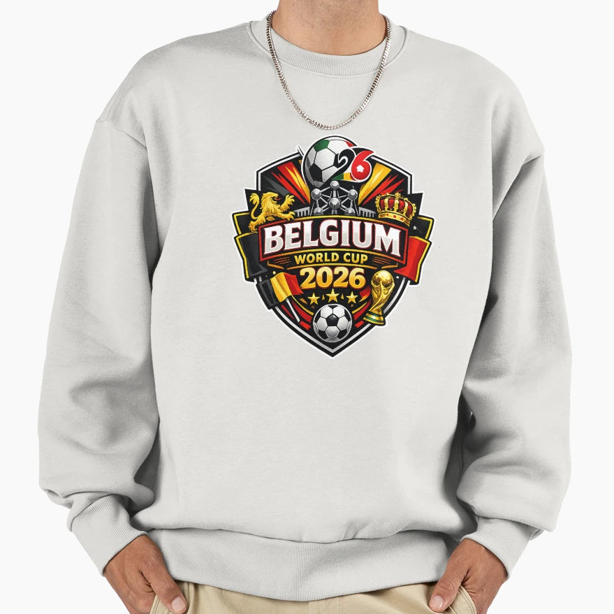 Red Yellow Black Football Fan Sweatshirt - Graphic Print Men Women - T-Shirt, Sweatshirt, Hoodie