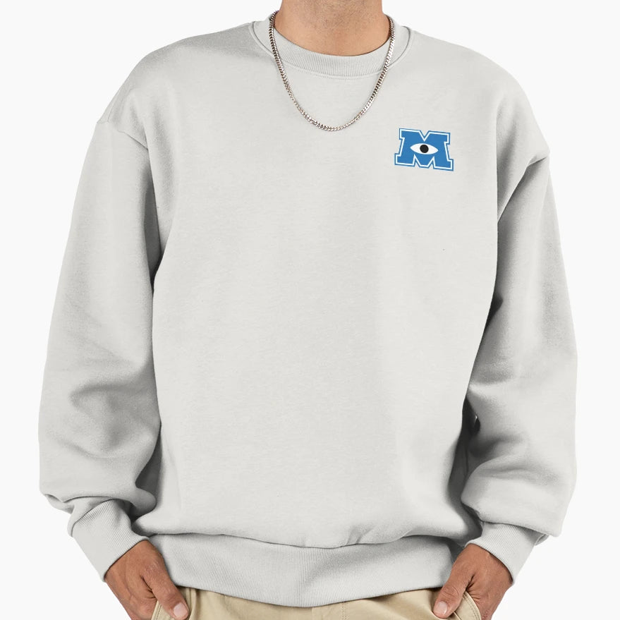 Monsters Inc Logo Sweatshirt - Minimalist Print Men Women - T-Shirt, Sweatshirt, Hoodie