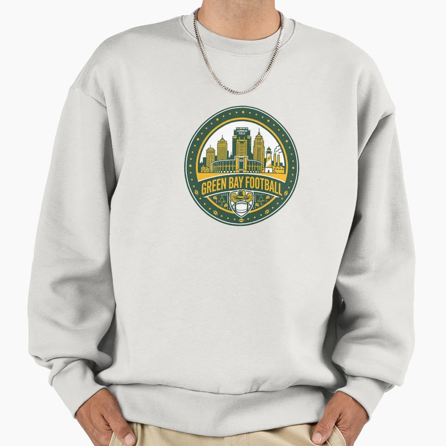 Green Bay Packers Sweatshirt - Casual Everyday Wear for Adults - T-Shirt, Sweatshirt, Hoodie
