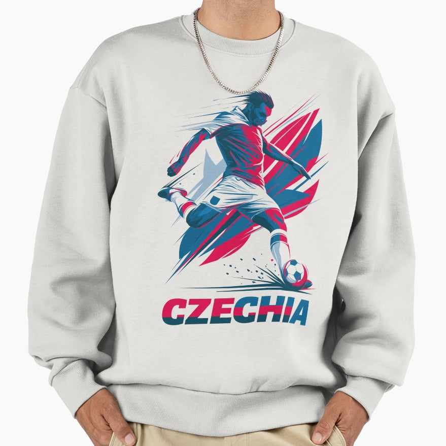 Czechia Soccer Sweatshirt - Minimalist Print Unisex - T-Shirt, Sweatshirt, Hoodie