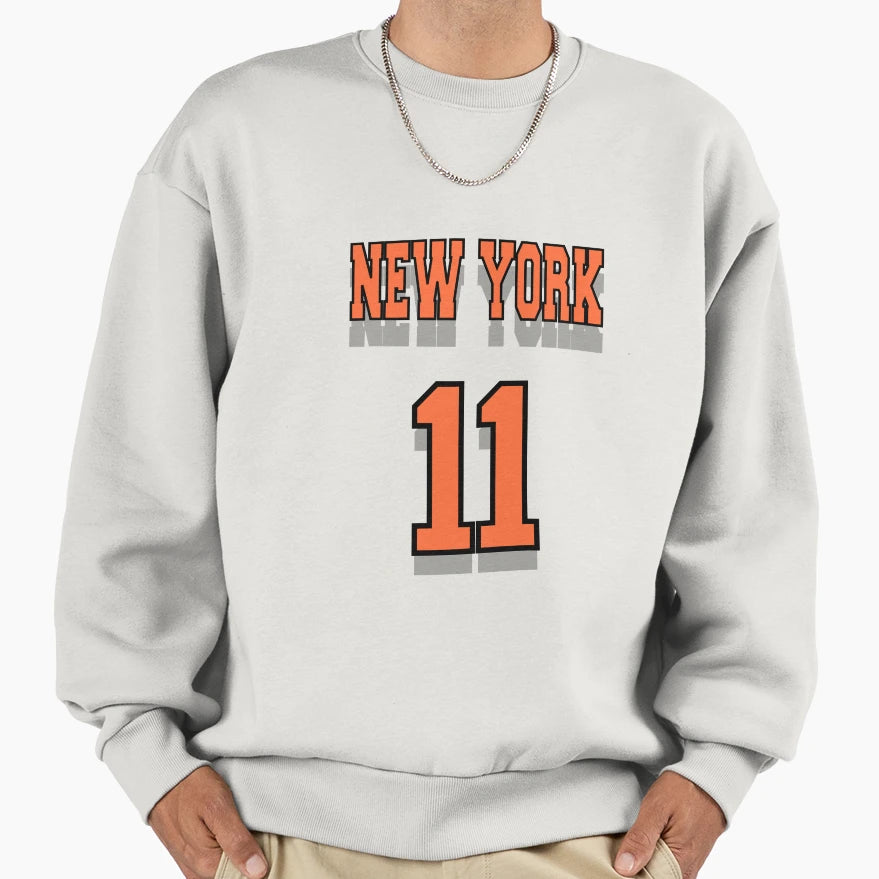 Jalen Brunson Knicks 11 Sweatshirt - Streetwear Style for Adults - T-Shirt, Sweatshirt, Hoodie