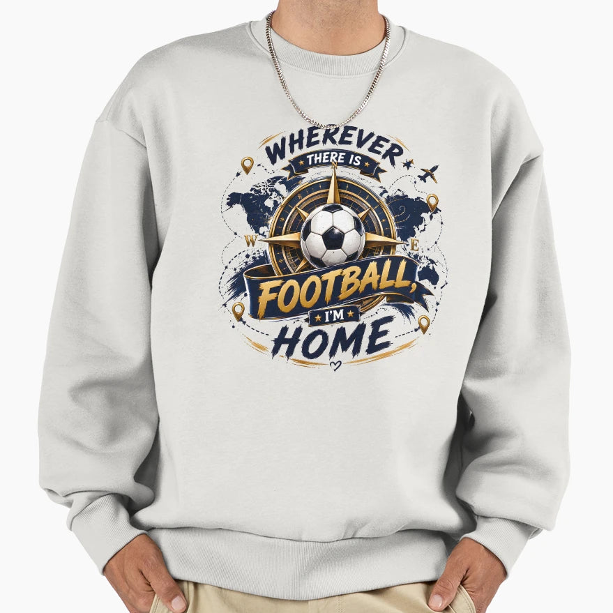 Soccer Compass Football Traveling Sweatshirt - Aesthetic Graphic Unisex - T-Shirt, Sweatshirt, Hoodie