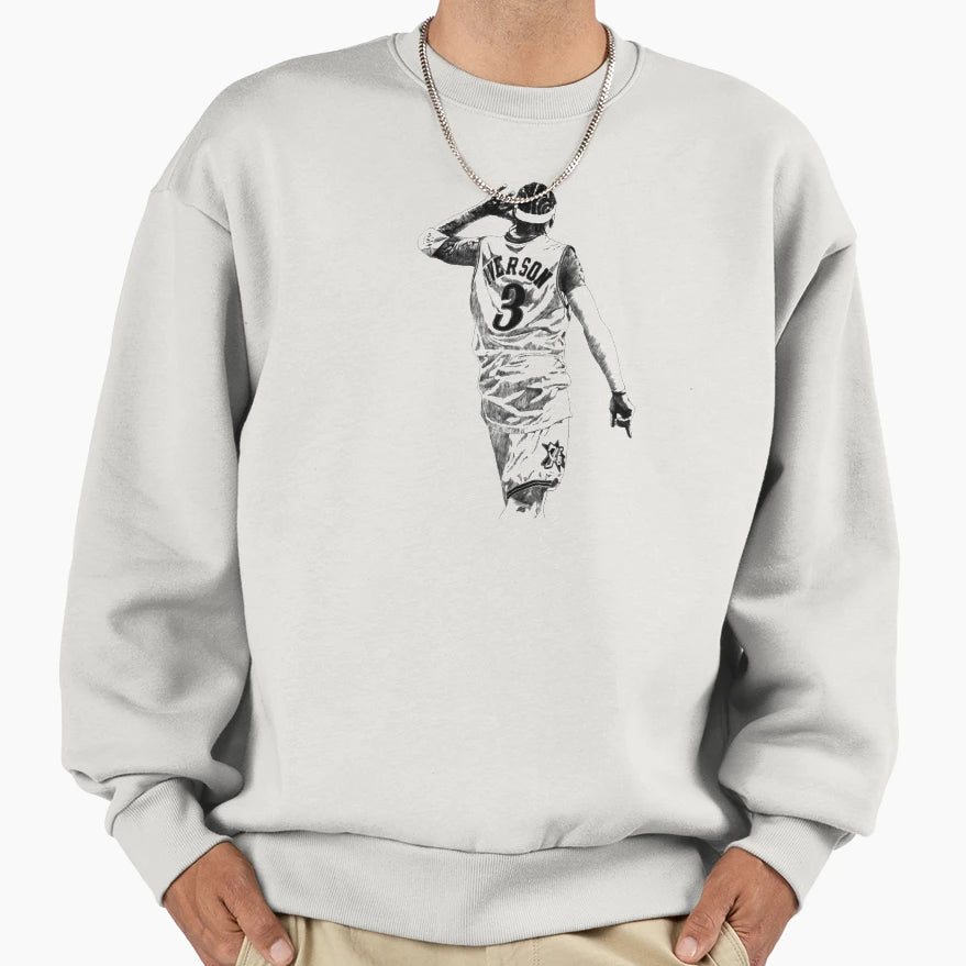 Allen Iverson Sweatshirt - Casual Everyday Wear for Adults - T-Shirt, Sweatshirt, Hoodie