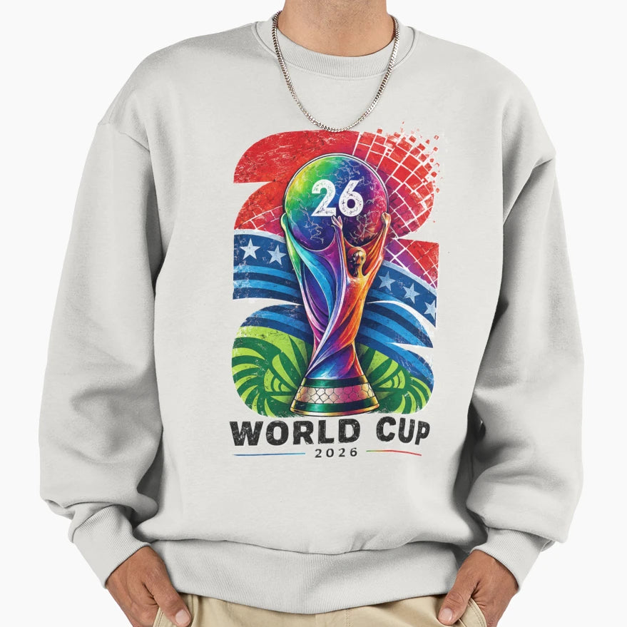 World Cup 2026 Sweatshirt - Fun Novelty Design for Adults - T-Shirt, Sweatshirt, Hoodie