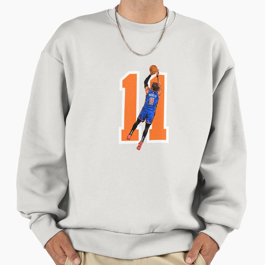 Jalen Brunson 11 Sweatshirt - Streetwear Style Unisex - T-Shirt, Sweatshirt, Hoodie