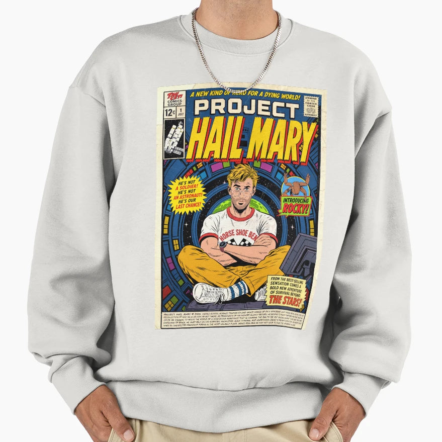 Project Hail Mary Sweatshirt - Graphic Print Men Women - T-Shirt, Sweatshirt, Hoodie