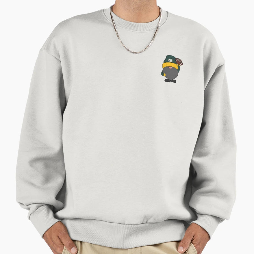 Greenbay Packers Gnome Sweatshirt - Casual Everyday Wear Men Women - T-Shirt, Sweatshirt, Hoodie