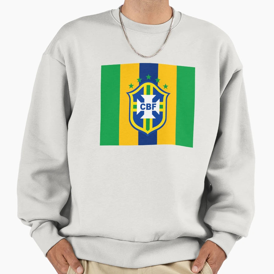 Brazil Football Fan Sweatshirt - Casual Everyday Wear Unisex - T-Shirt, Sweatshirt, Hoodie