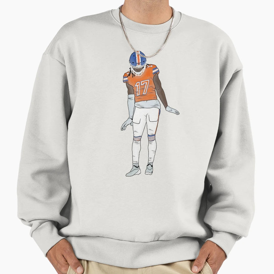 Victory Pose Athlete 17 Sweatshirt - Trendy Graphic Men Women - T-Shirt, Sweatshirt, Hoodie