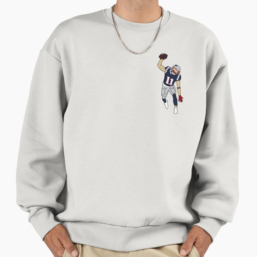 Julian Edelman Sweatshirt - Novelty Apparel Unisex - T-Shirt, Sweatshirt, Hoodie