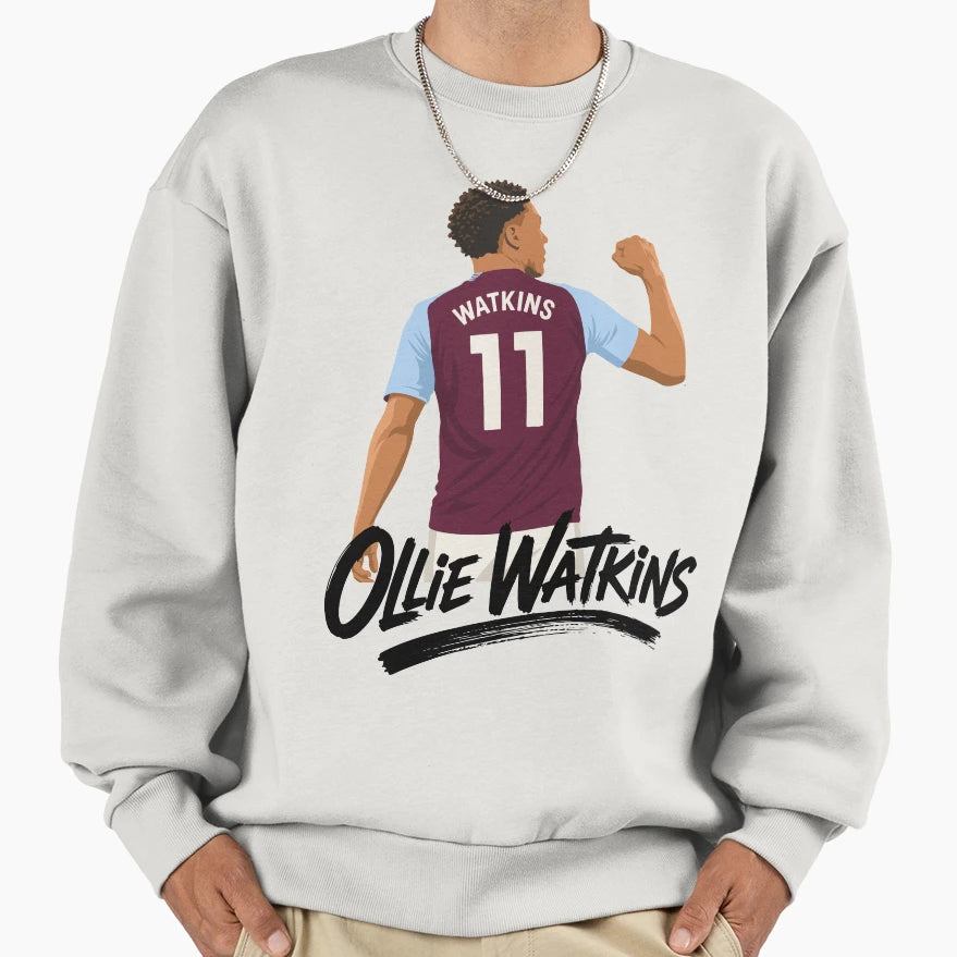 Ollie Watkins Sweatshirt - Graphic Print Men Women - T-Shirt, Sweatshirt, Hoodie
