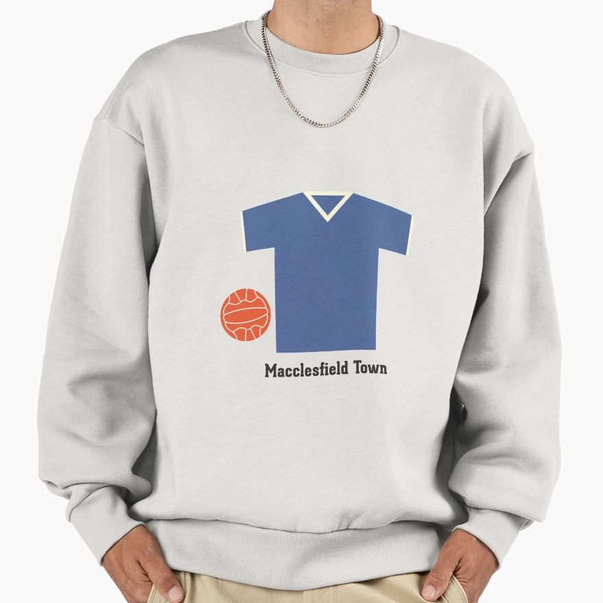 Macclesfield Town Sweatshirt - Streetwear Style Men Women - T-Shirt, Sweatshirt, Hoodie