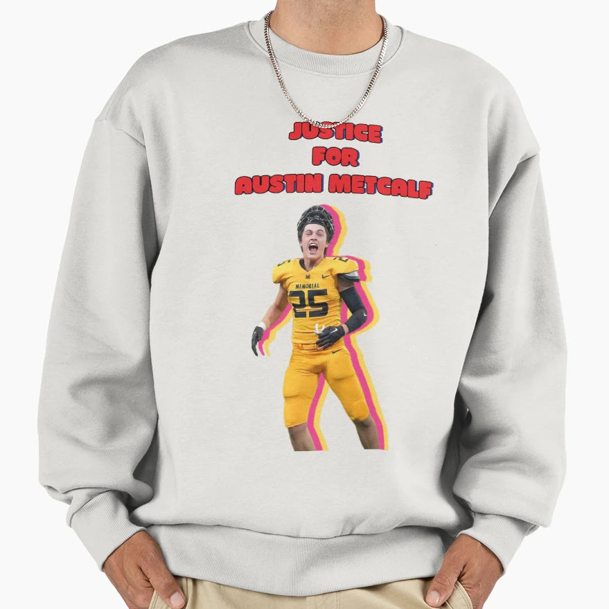 Justice Austin Metcalf Honor Truth Sweatshirt - Unique Graphic for Adults - T-Shirt, Sweatshirt, Hoodie
