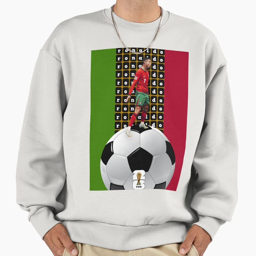 Fifa World Cup 2026 Cristiano Sweatshirt - Minimalist Print for Adults - T-Shirt, Sweatshirt, Hoodie