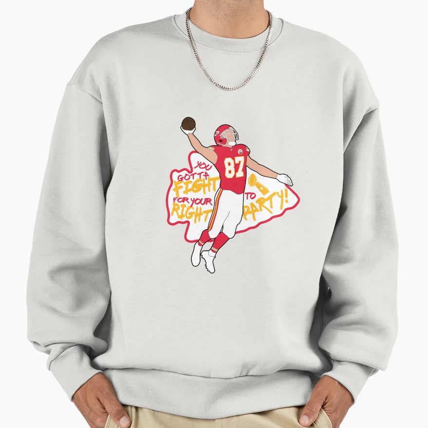 Kelce 87 Sweatshirt - Graphic Print Men Women - T-Shirt, Sweatshirt, Hoodie