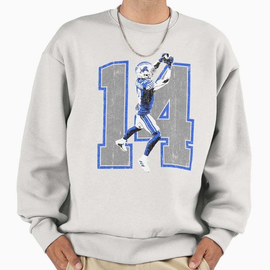 Amon Ra St Brown Variant Sweatshirt - Casual Everyday Wear Men Women - T-Shirt, Sweatshirt, Hoodie