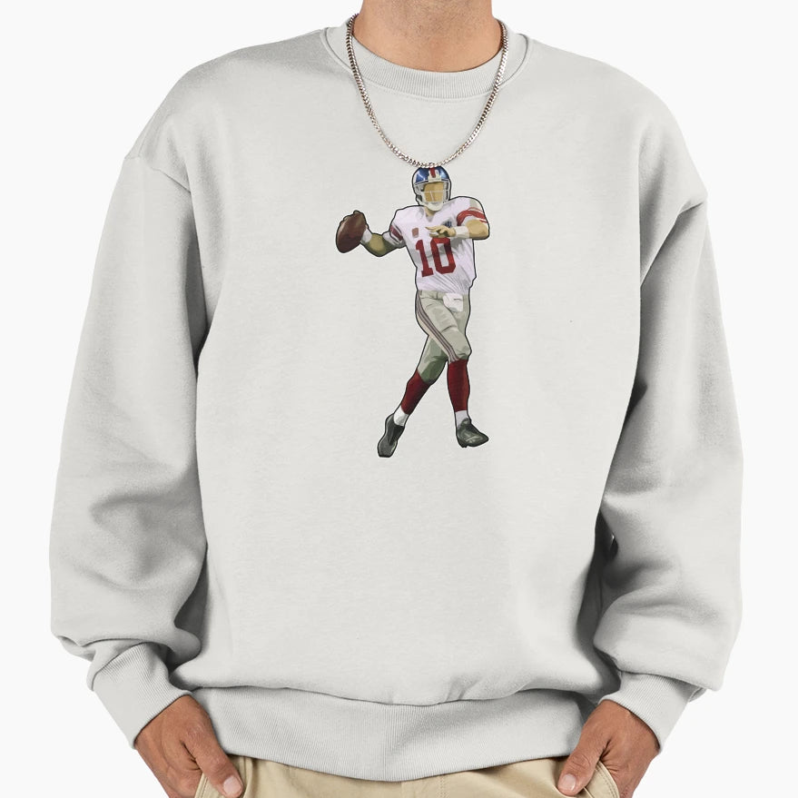 Eli Manning 10 Legendary Passes Sweatshirt - Streetwear Style Men Women - T-Shirt, Sweatshirt, Hoodie