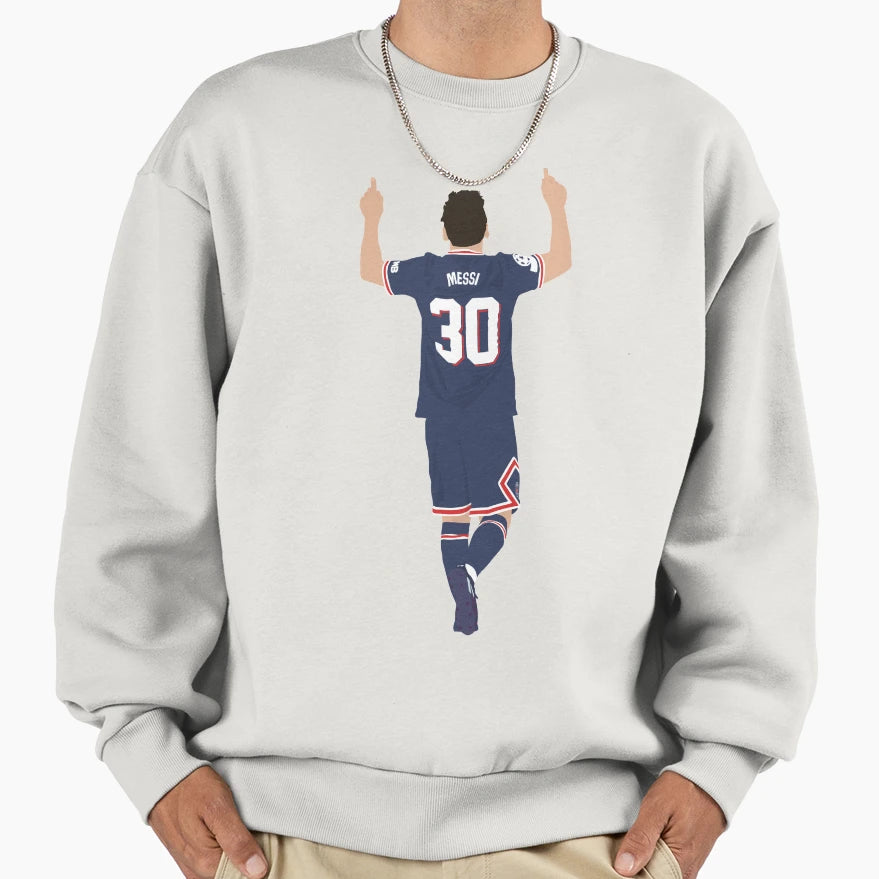 Messi Minimalist Sweatshirt - Streetwear Style Men Women - T-Shirt, Sweatshirt, Hoodie