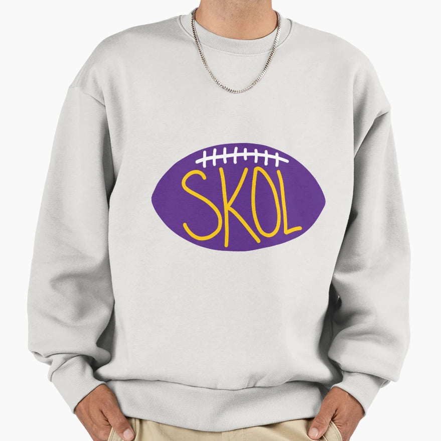 Skol Mn Minnesota Vikings Skol Mn Sweatshirt - Custom Art Print Unisex - T-Shirt, Sweatshirt, Hoodie