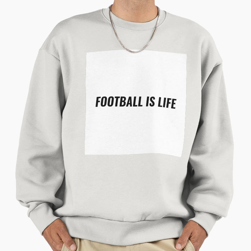 Football Is Life Football Lover Gift T-Shirt - Graphic Print Men Women - T-Shirt, Sweatshirt, Hoodie
