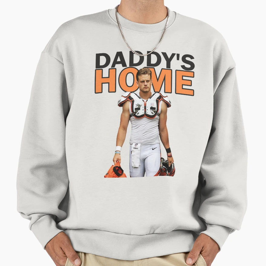 JB Daddys Home Sweatshirt - Minimalist Print Men Women - T-Shirt, Sweatshirt, Hoodie