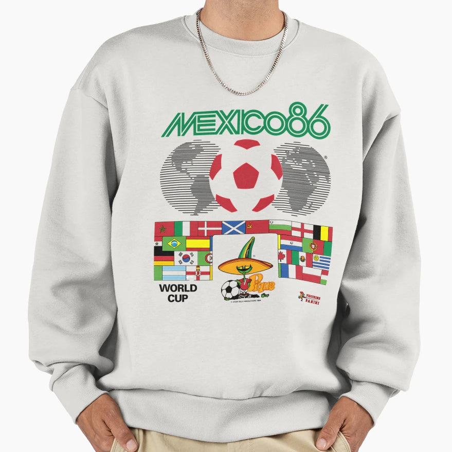 Mexico 86 World Cup Logo Sweatshirt - Custom Art Print Unisex - T-Shirt, Sweatshirt, Hoodie