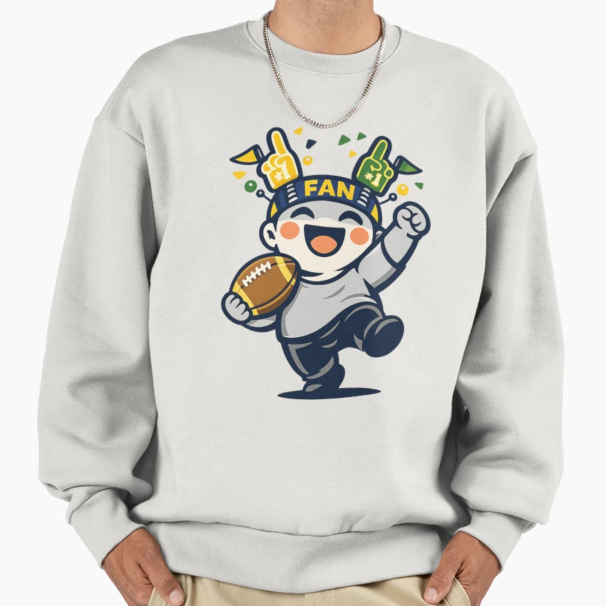 Ultimate Super Bowl Party Sweatshirt - Minimalist Print for Adults - T-Shirt, Sweatshirt, Hoodie