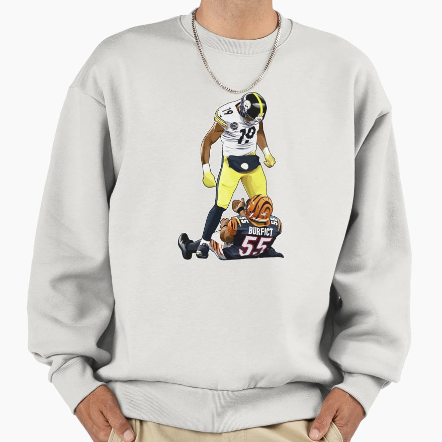 Juju Hit Slam Burfict Sweatshirt - Aesthetic Graphic for Adults - T-Shirt, Sweatshirt, Hoodie