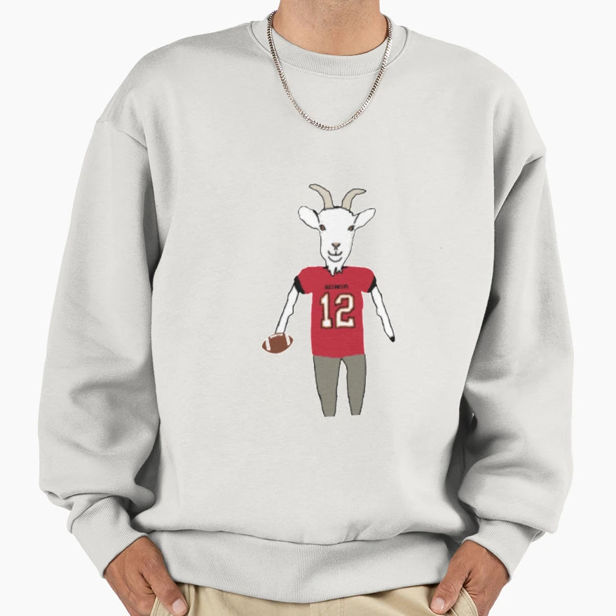 Brady Goat Sweatshirt - Minimalist Print Men Women - T-Shirt, Sweatshirt, Hoodie