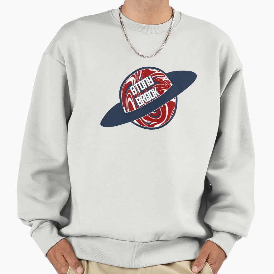 Stony Brook University Planet Sweatshirt - Custom Art Print Unisex - T-Shirt, Sweatshirt, Hoodie