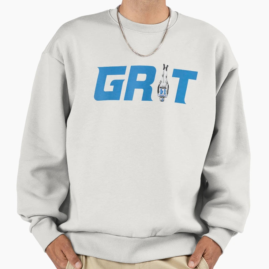 Detroit Lions Grit Sweatshirt - Custom Art Print Men Women - T-Shirt, Sweatshirt, Hoodie