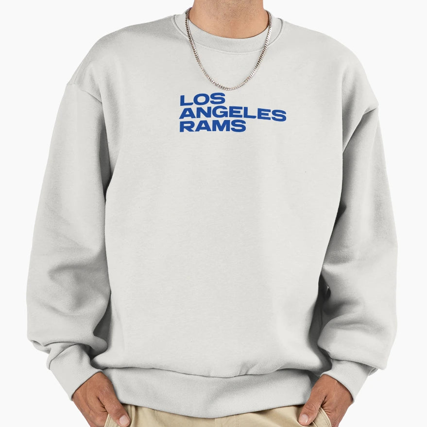 Rams Wordmark Sweatshirt - Custom Art Print for Adults - T-Shirt, Sweatshirt, Hoodie