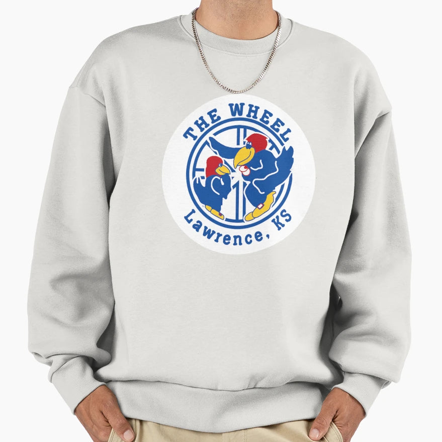Wheel Sweatshirt - Minimalist Print for Adults - T-Shirt, Sweatshirt, Hoodie